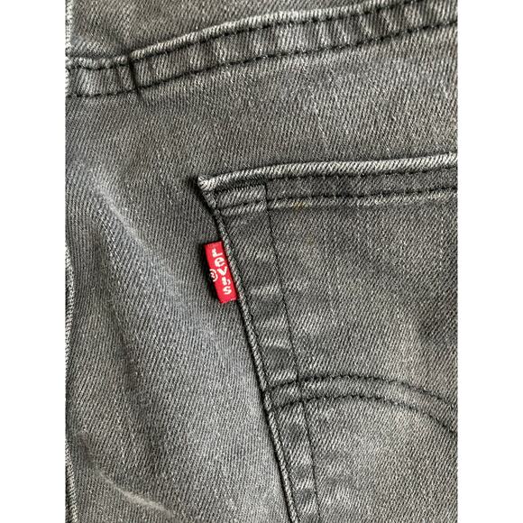 Levi's 511 Jeans Mens 34 x 32 Slim Straight Leg Zip Up Gray Denim Pant (32 x 30) - Picture 6 of 13